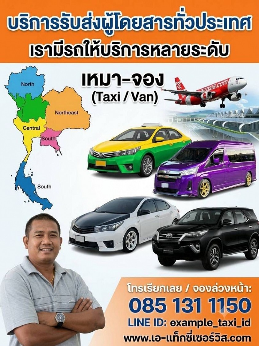 บริหารโดย เอแท็กซี่ เซอร์วิส.